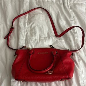 Red Michael Kors Purse